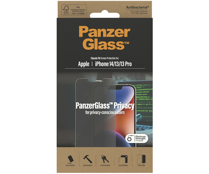 PanzerGlass Apple iPhone 14/13/13 Pro Classic Fit - Privacy