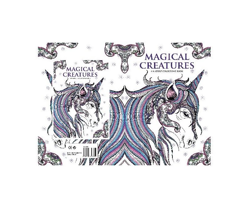 Malebog A4, 32 sider - MAGICAL CREATURES