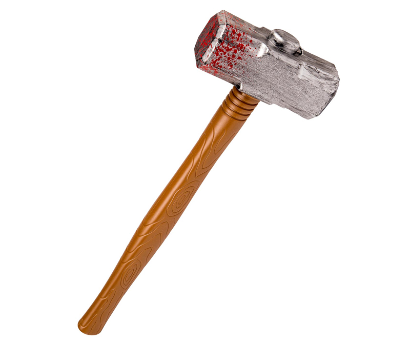 Hammer med blod - 52 cm