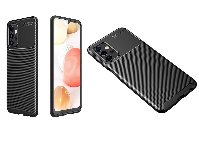 Samsung Galaxy A32 5G - Cover - Børstet design - Sort