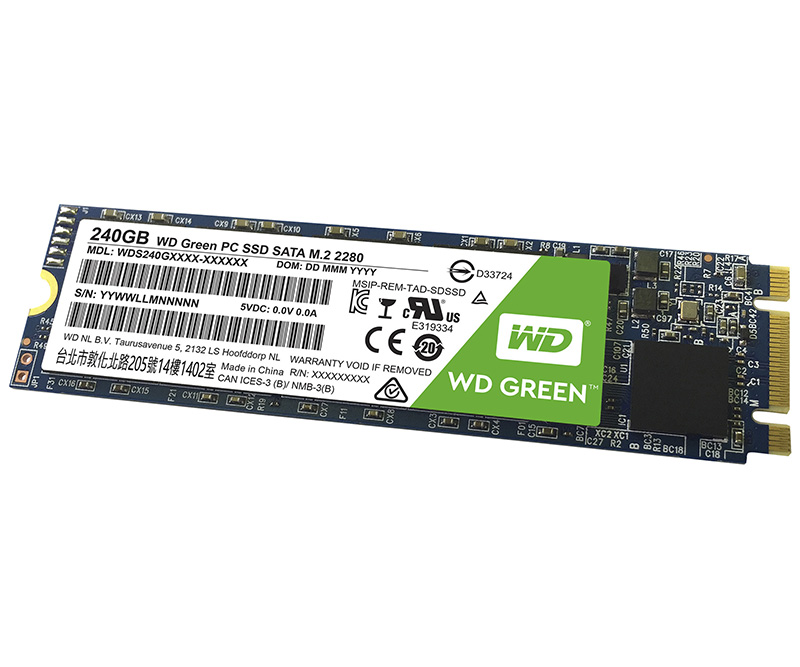 WD Green PC SSD SSD WDS240G1G0B 240GB M.2 SATA-600