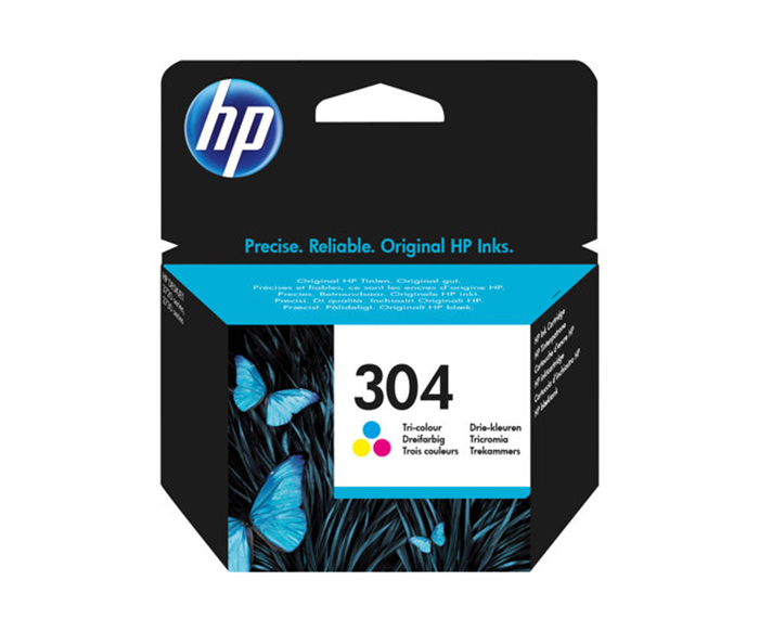 HP 304 Inkjet - Tri Colour - 100 Sider