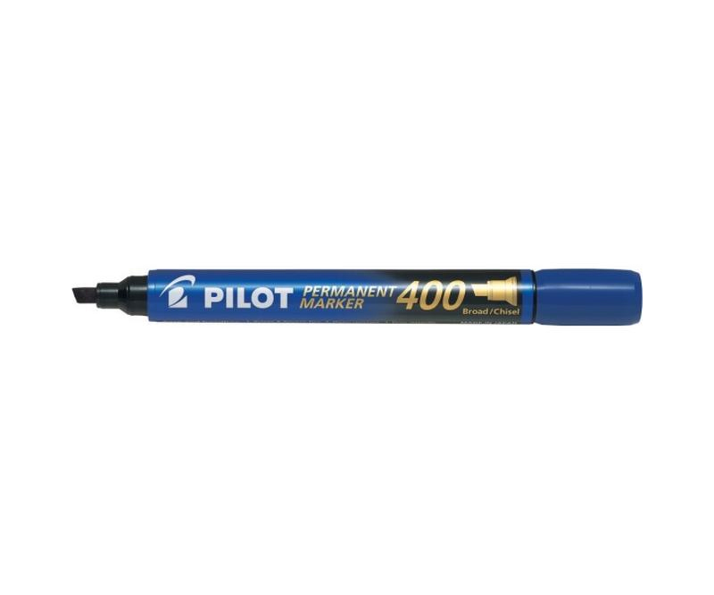 Pilot - Permanent Marker 400 skrå 4,0 - Blå