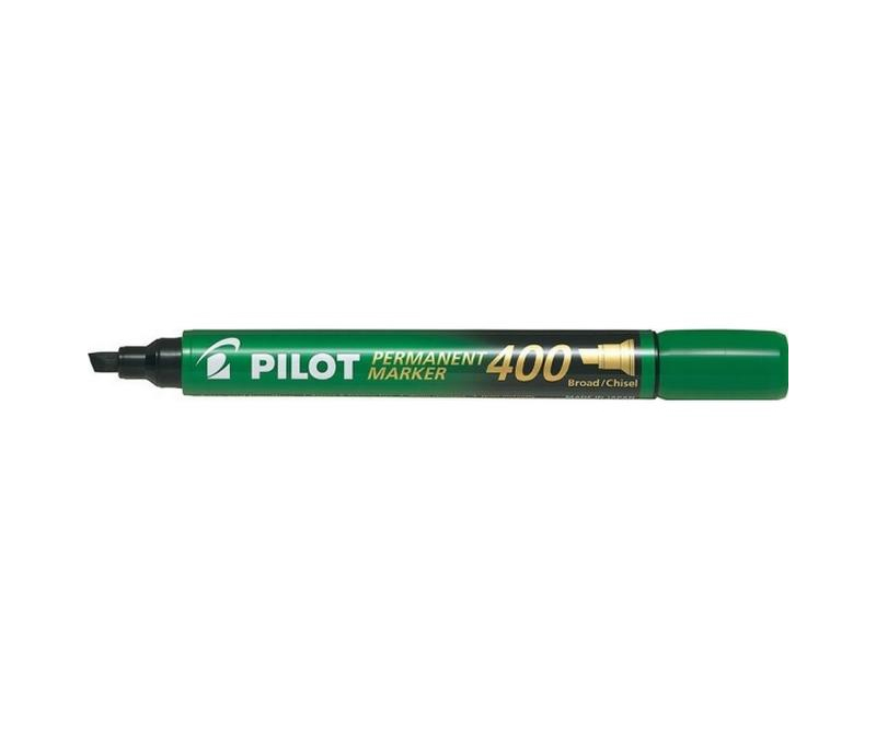 Pilot - Permanent Marker 400 skrå 4,0 - Grøn