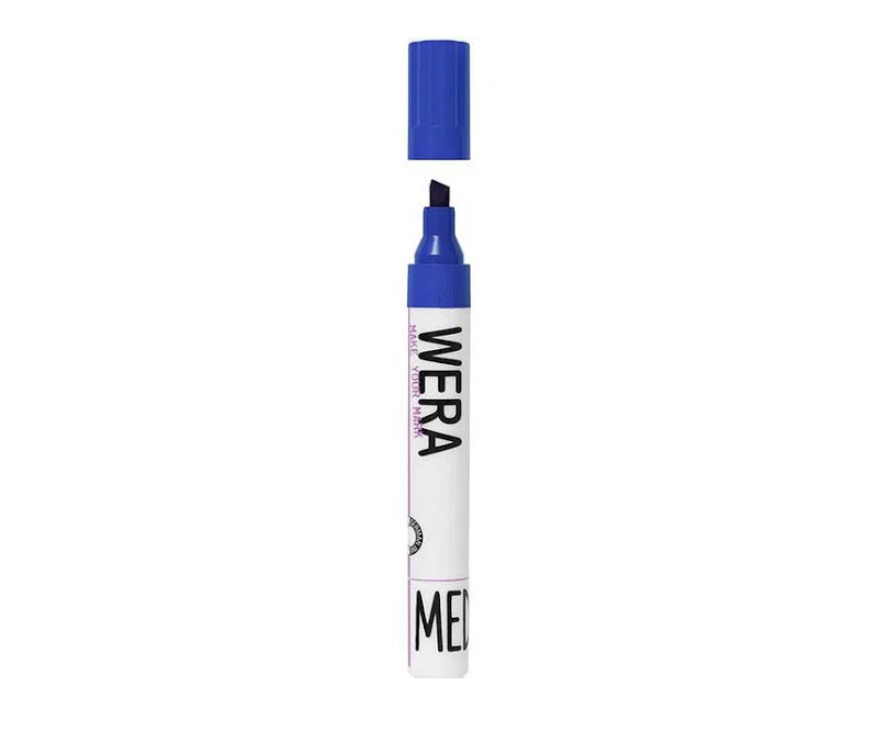 Wera - Permanent Marker Skrå 1-5 mm - Blå