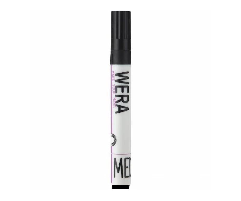 Wera - Permanent Marker rund spids 1-3 mm - Sort