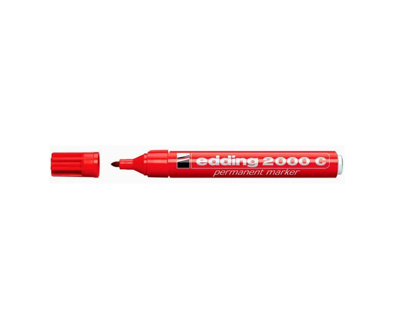 Edding 2000 C Permanent Marker 1,5-3 mm - Rød