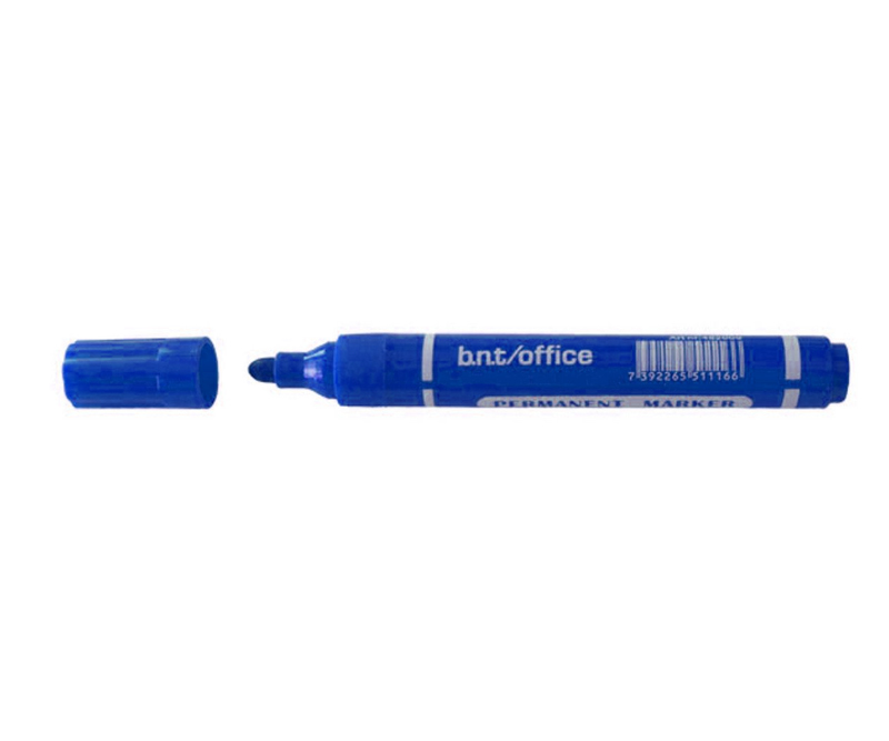 b.n.t/office Permanent Marker Rund spids 1-5 mm - Blå