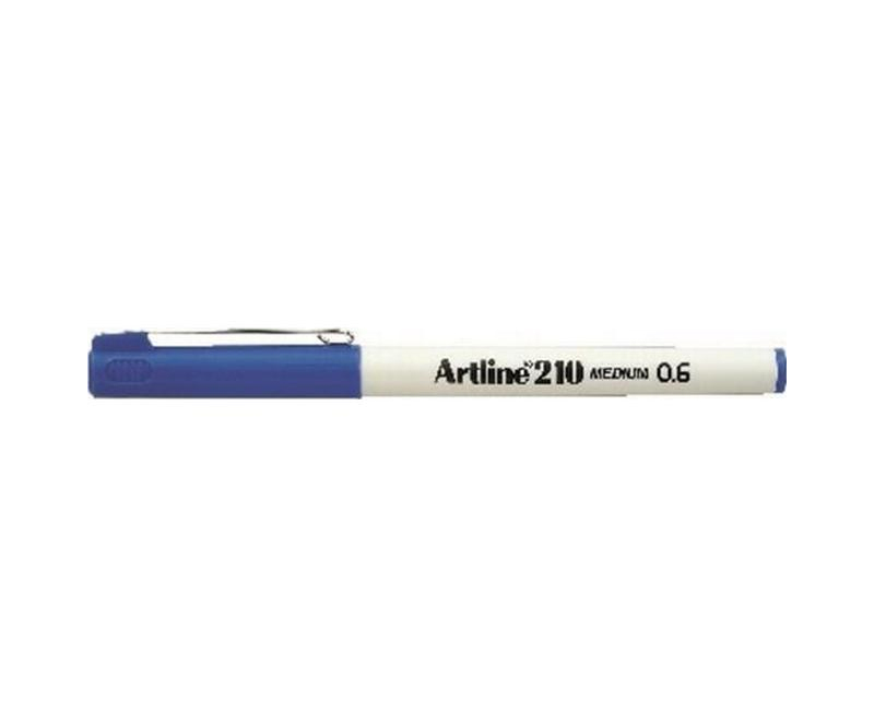 Artline Fineliner 210 Medium 0,6 - Blå