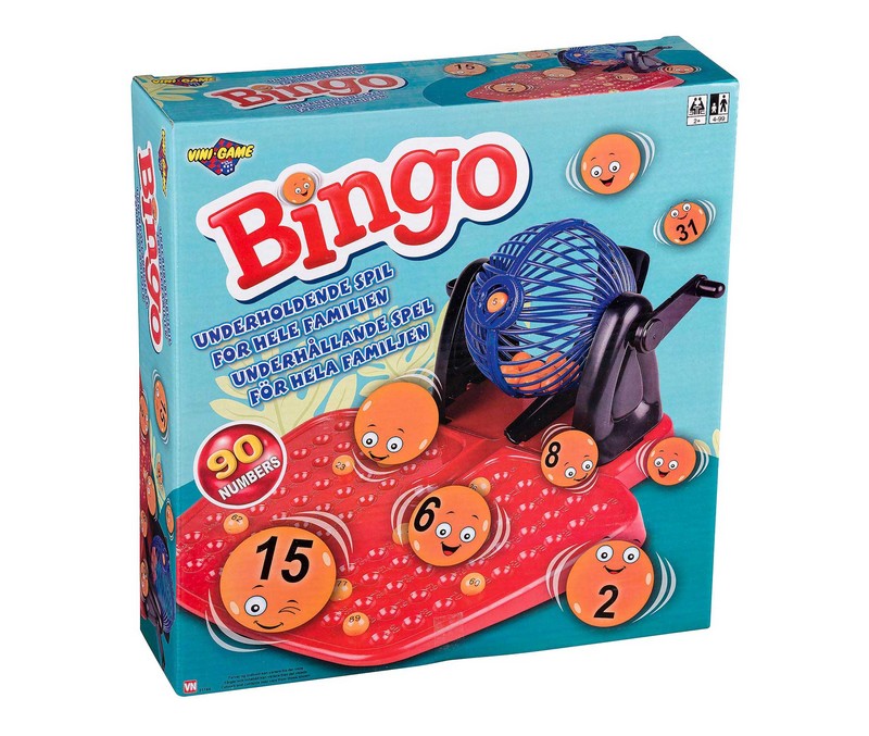 Bingo spil med tromle