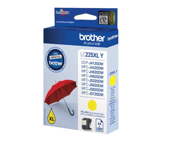 Brother InkJet - LC225XLY Yellow