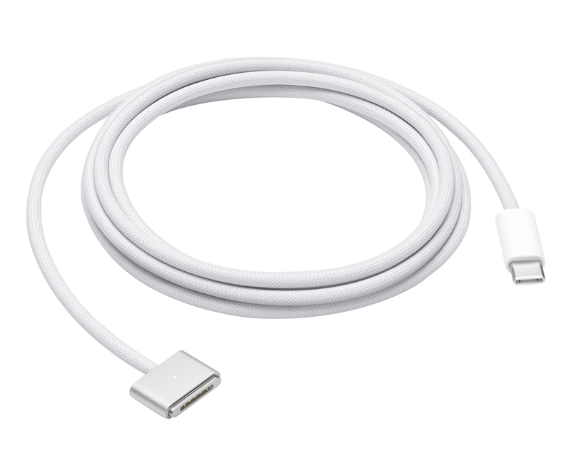 Apple - Strømkabel - USB-C (han) til MagSafe 3 (han) for MacBook Pro (Sent 2021) - 2m