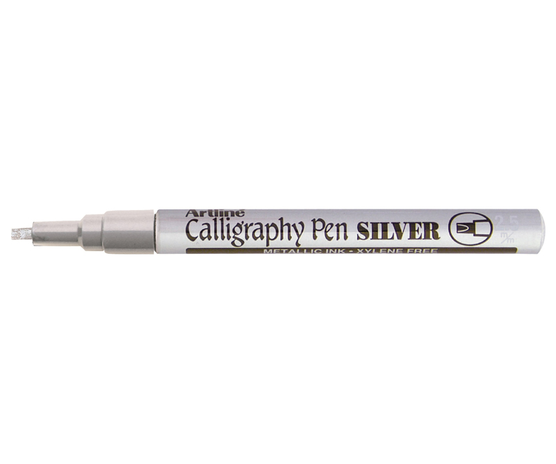 Artline 993 Metallic Calligraphy 2.5 - Sølv