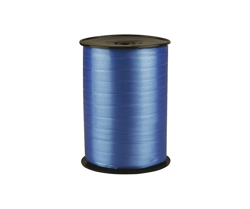 Gavebånd, B: 10 mm, blank, blå, 250 m/ 1 rl.