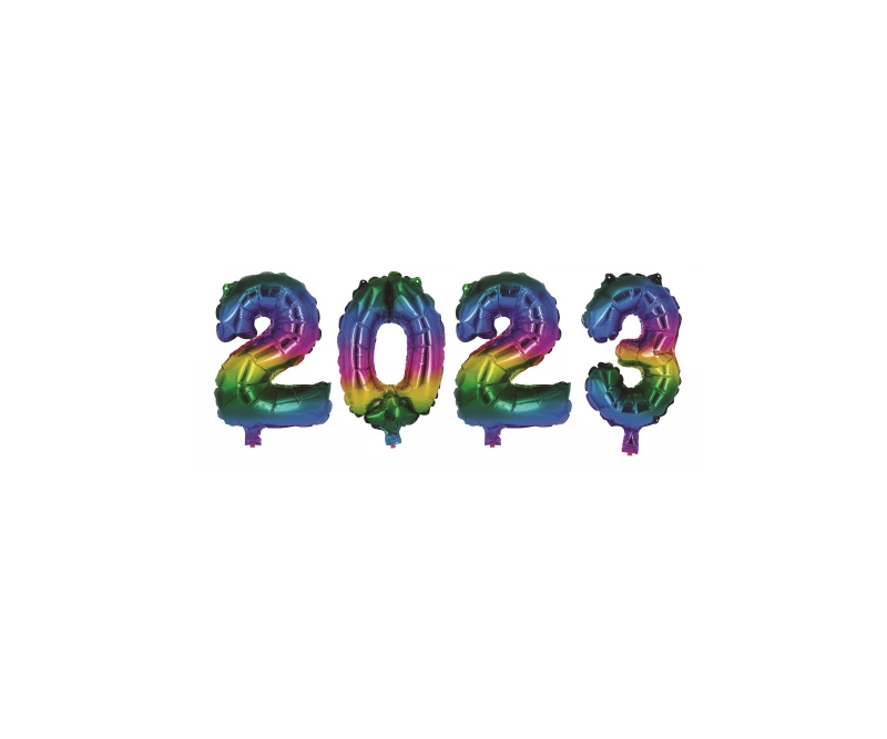 Folieballon 2023 - Rainbow