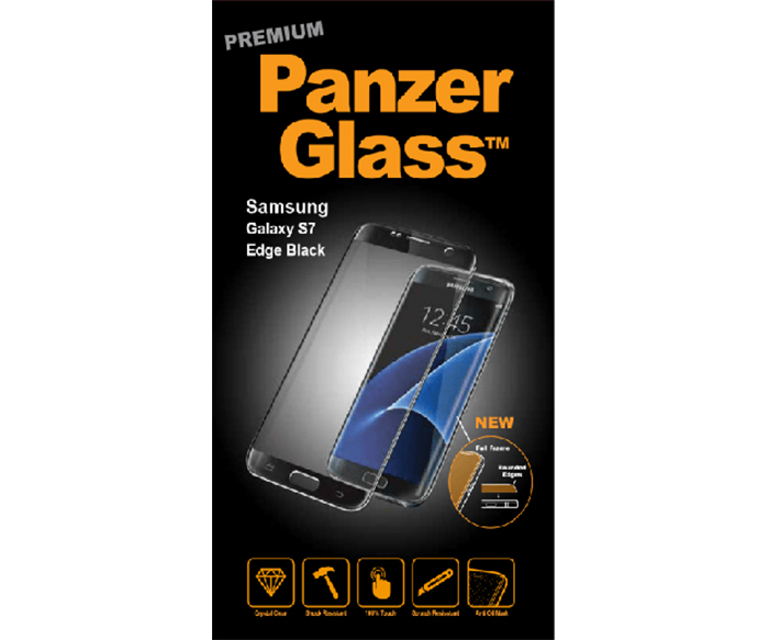 Samsung Galaxy S7 Edge Black PanzerGlass