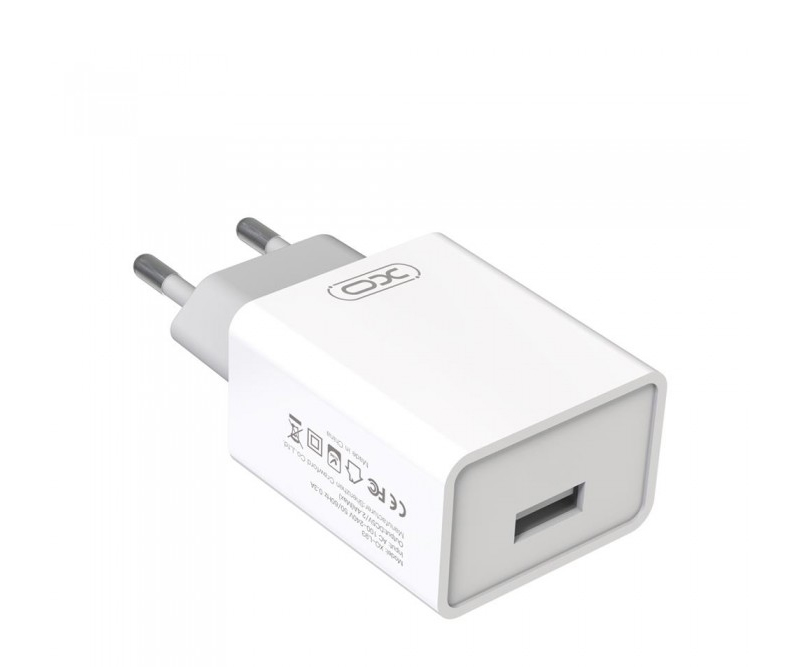 XO L93 USB-A Oplader - Hvid