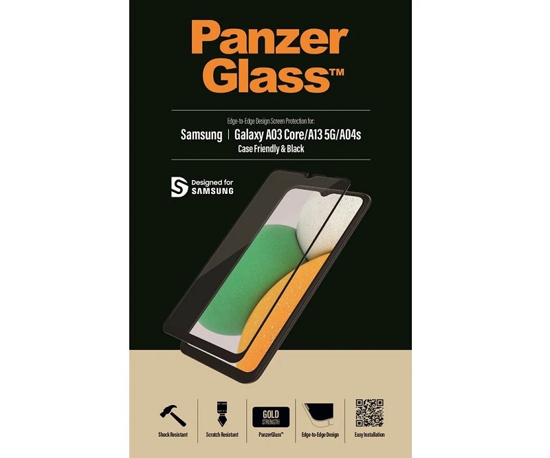 PanzerGlass Samsung Galaxy A03 Core / A13 5G / A04s (Case Friendly) - Black