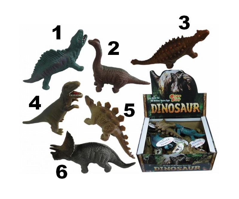 Dinosaurere 15-18cm, vælg imellem 6 forskellige