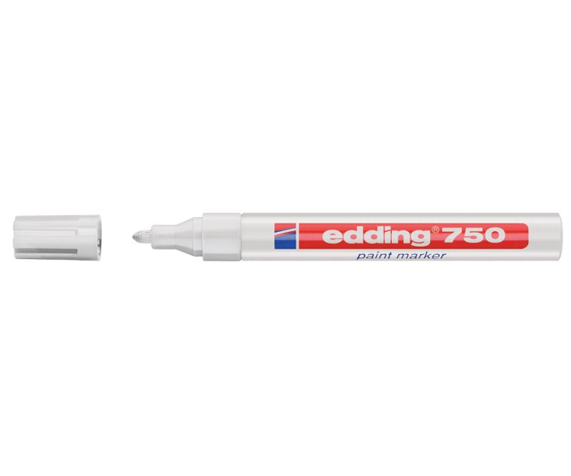 Edding 750 Paint Marker 2-4 mm - Hvid