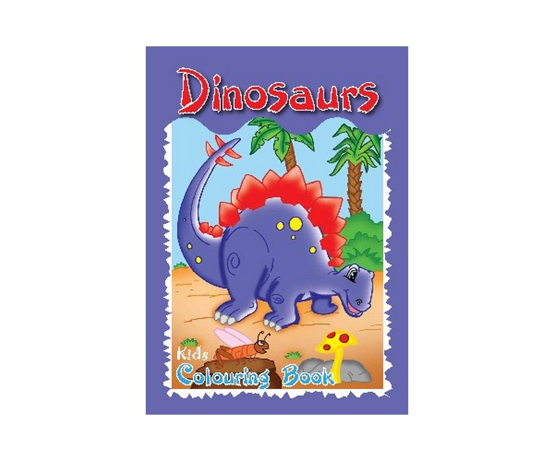Malebog med dinosaurs, 16 A4 sider