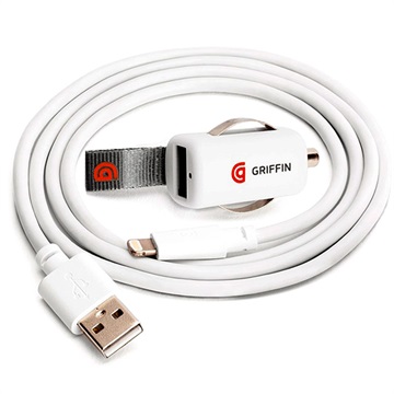 Griffin 12V USB lader- Hvid
