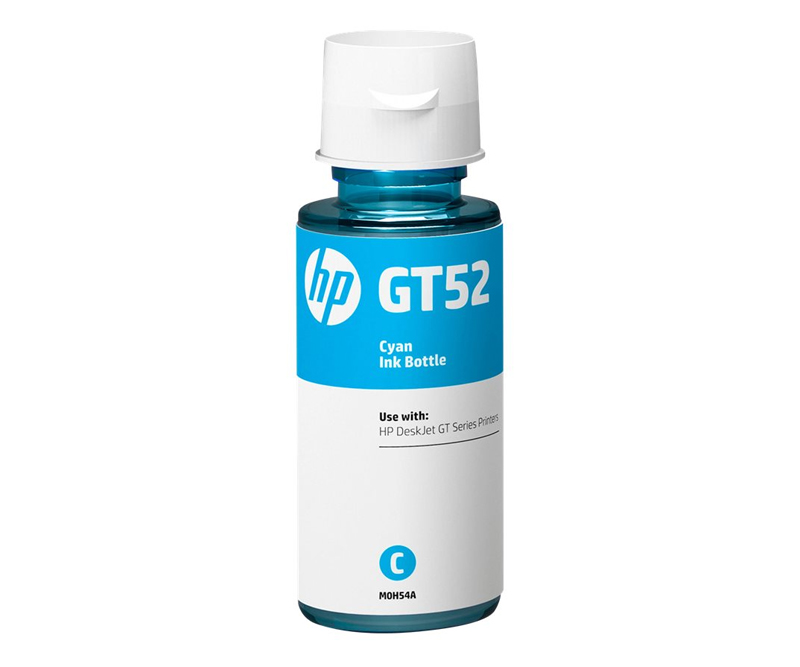 HP GT52 Blækrefill - flaske 70 ml - Cyan - 8000 sider