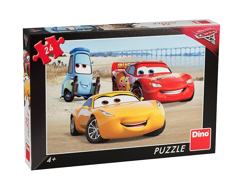 Disney puslespil med 24 brikker - Pixar Cars