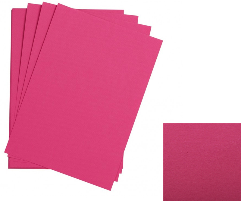 Clairefontaine ETIVAL COLOR A4 160 g - 25 ark - Fuchsia