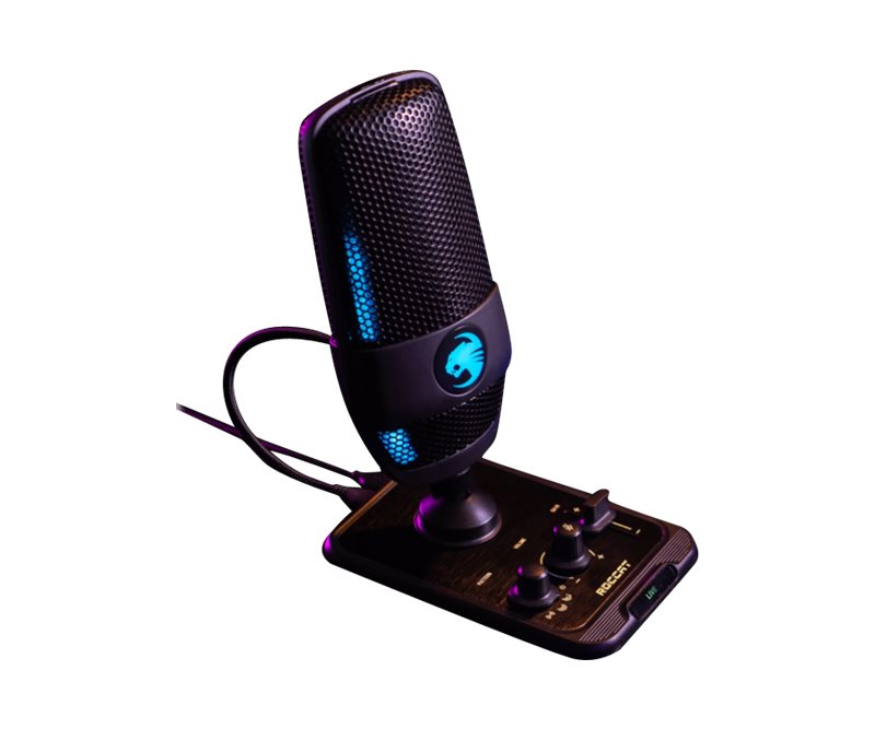 ROCCAT Torch Mikrofon Kabling Whisper Stereo Kardioide Sort