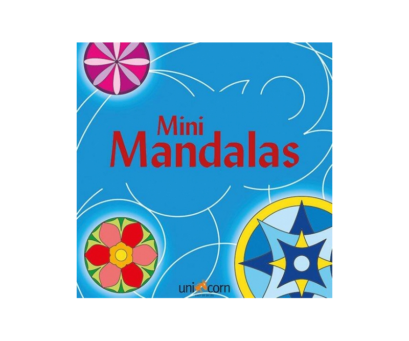 Mandalas Mini malebog - Blå
