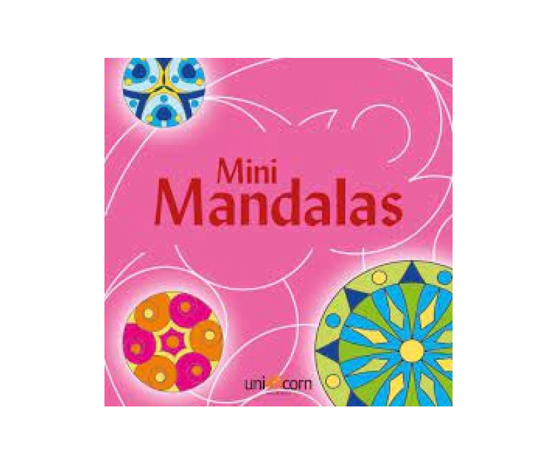 Mandalas Mini malebog - Rosa
