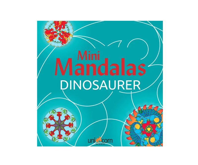 Mandalas Mini malebog - Dinosaurer