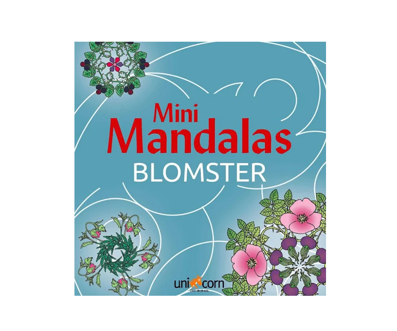 Mandalas Mini malebog - Blomster
