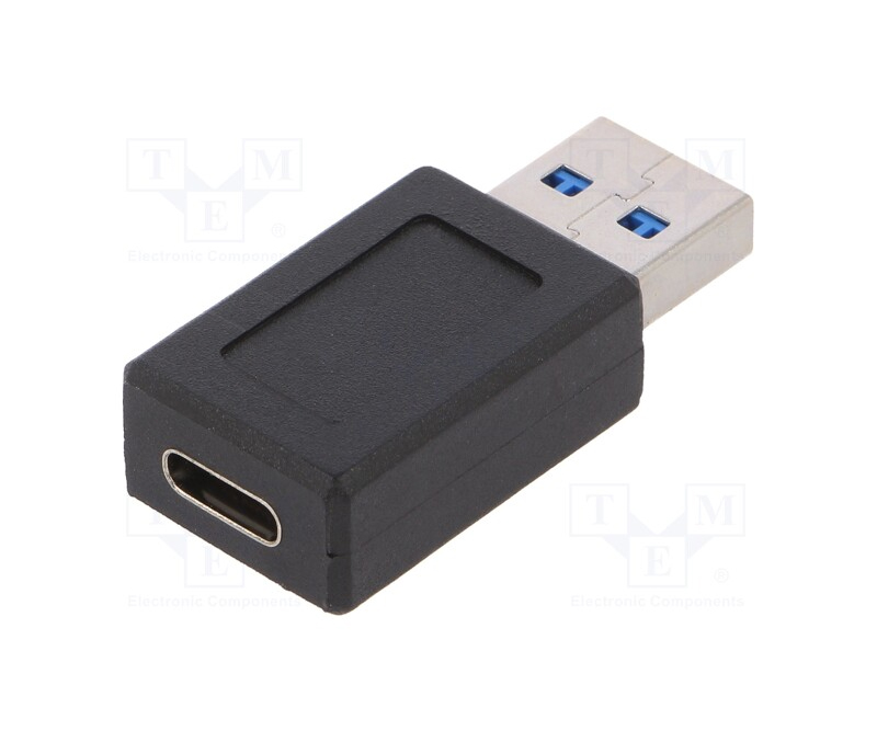 USB 3.0 SuperSpeed adaptor, black - USB-C female > USB 3.0 male (type A)