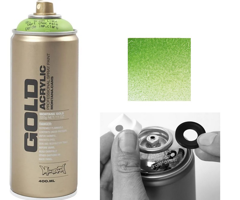 Spraymaling  400 ml - Lys Grøn