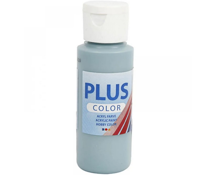 Plus Color hobbymaling, Dusty Blue, 60 ml/ 1 fl.