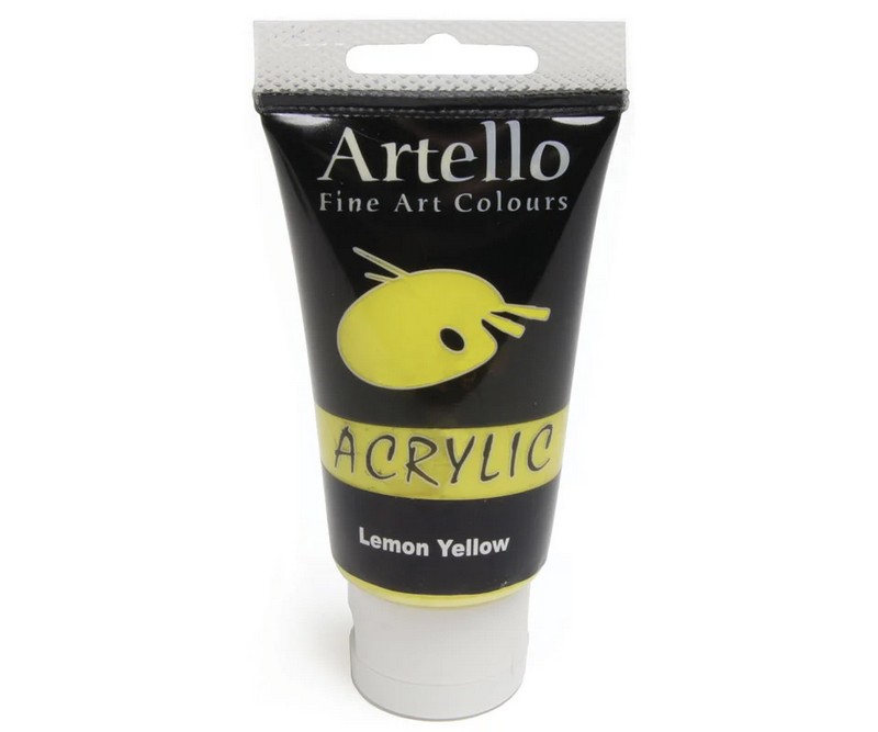 Artello acrylic 75ml -  lemon yellow