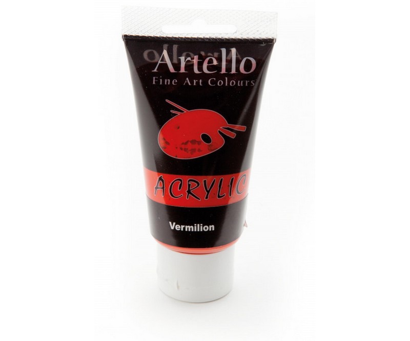 Artello acrylic 75ml -  Vermilion red