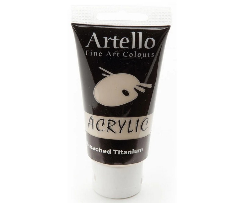 Artello acrylic 75ml -  Unbleached Titanium