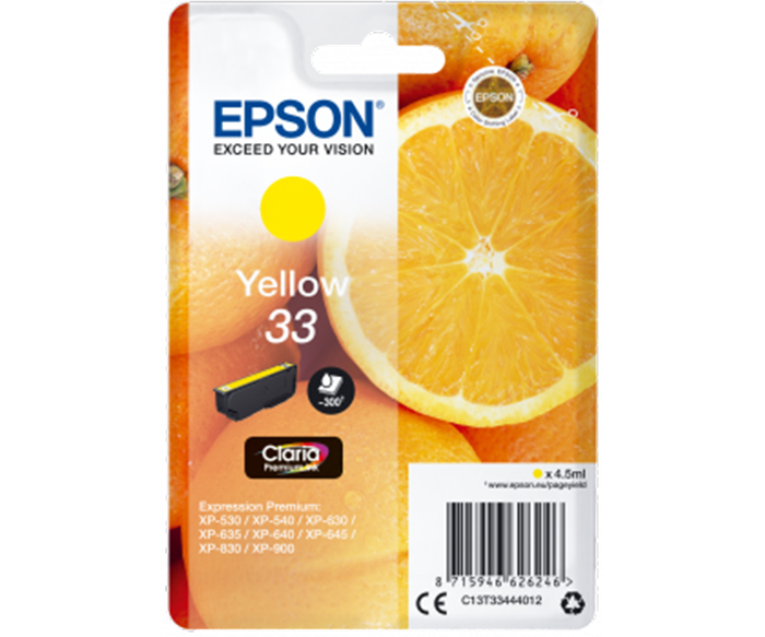 Epson 33 - gul