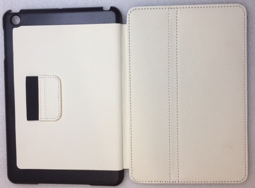 Slim Canvas Taske til iPad Mini - cremet hvid