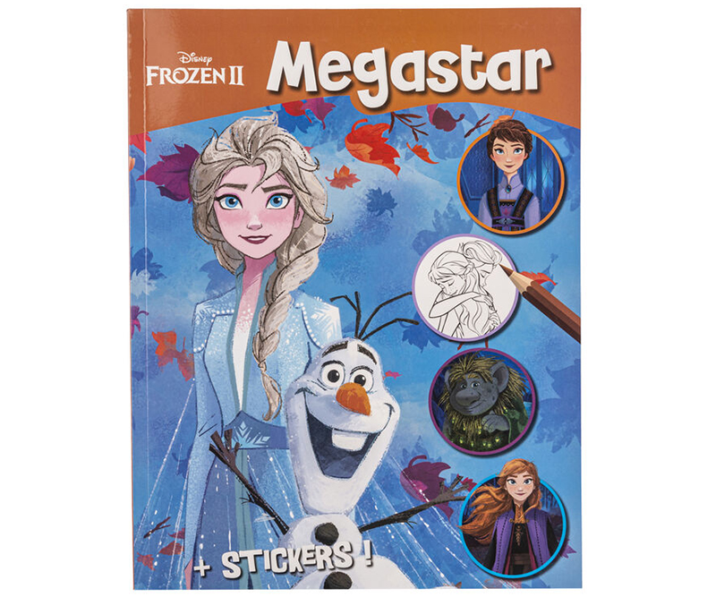 Disney Megastar malebog med klistermærker - Frozen II