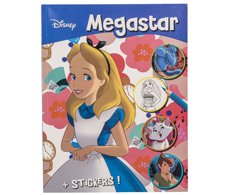Disney Megastar malebog med klistermærker - Disney