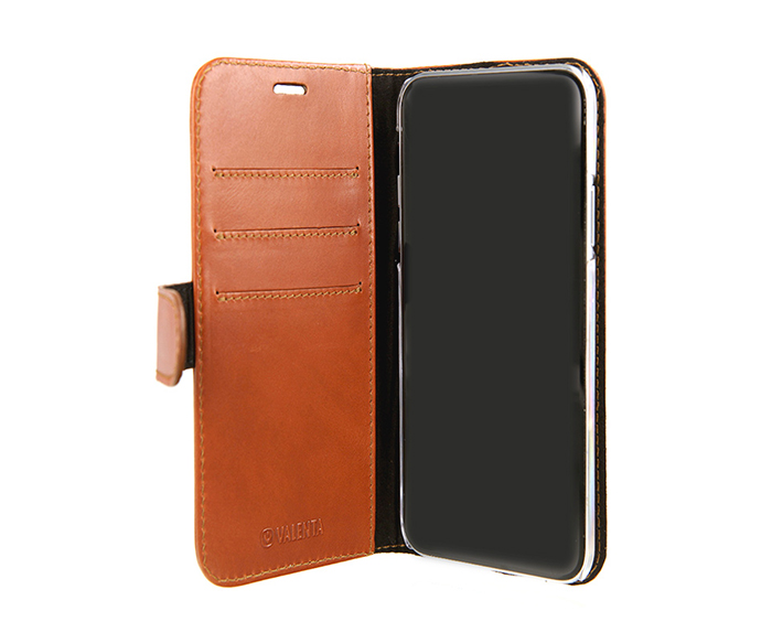 VALENTA BOOKLET CLASSIC LUXE BROWN IPHONE X