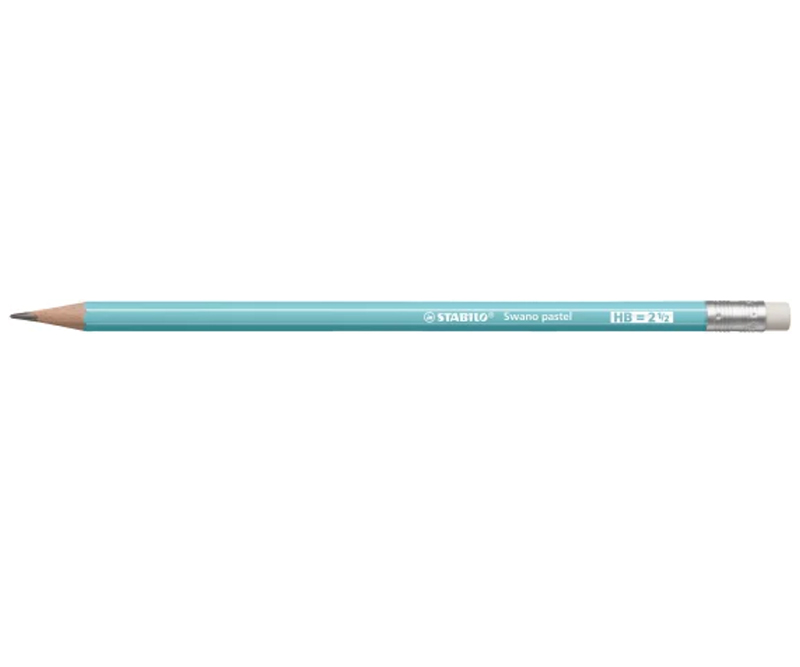 Stabilo Swano blyant med viskelæder - Pastel blå