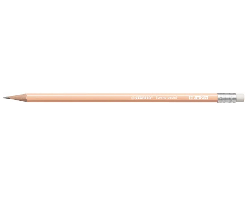 Stabilo Swano blyant med viskelæder - Pastel fersken