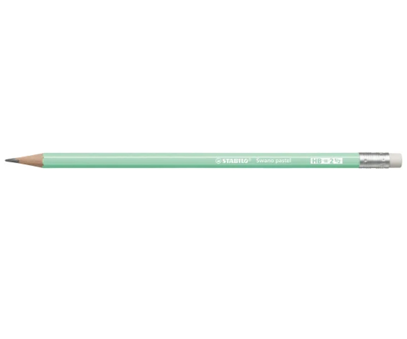Stabilo Swano blyant med viskelæder - Pastel grøn