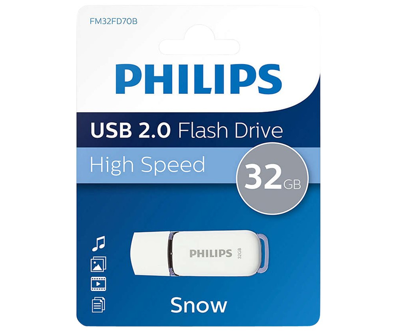 Philips Snow Edition 32GB USB 2.0 Hvid