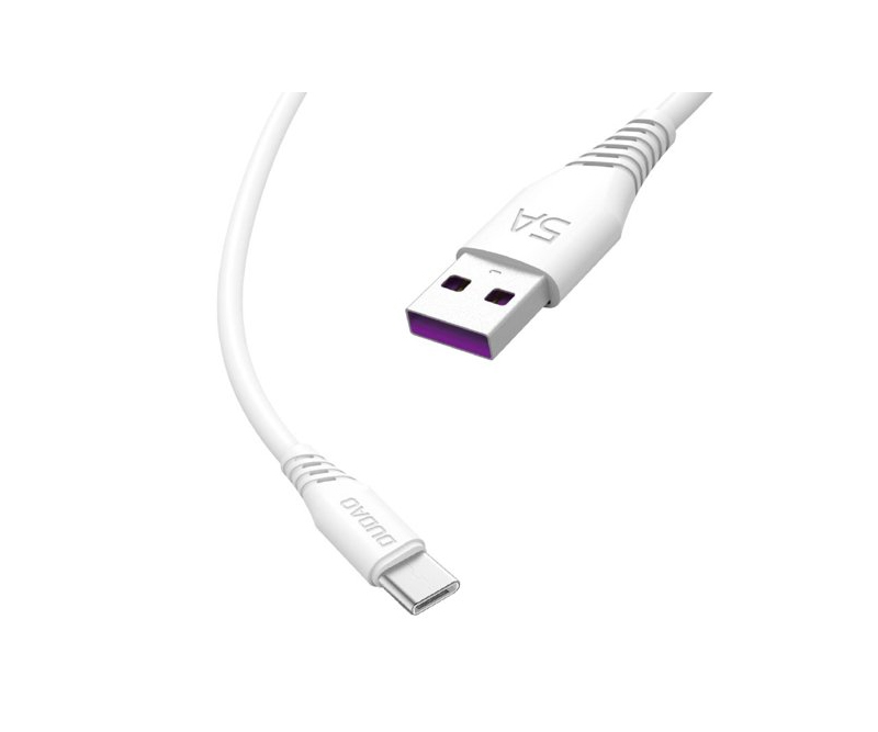 Dudao USB-A Til USB-C kabel 1m hvid